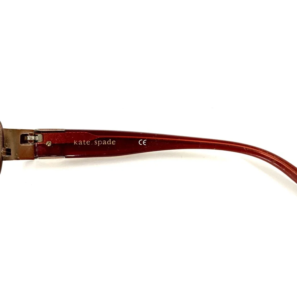 Kate Spade Gold Metal Rectangular Glasses Tortoise Temple Jordan 0DU8 51 15 130
